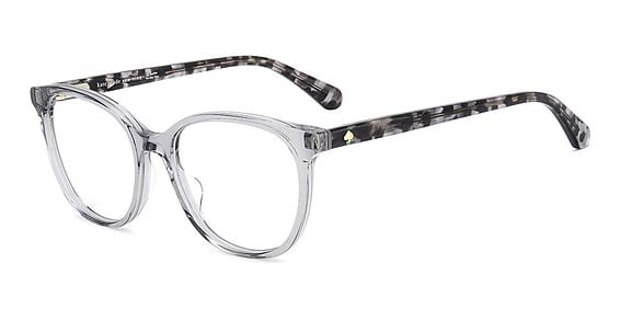 Kate Spade KS Adelle 2 - Crystal Grey, Acetate, Rectangle frame