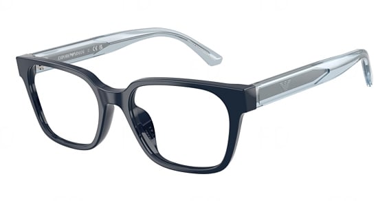 Emporio Armani EK3013U - Shiny Blue, Plastic, Rectangle frame