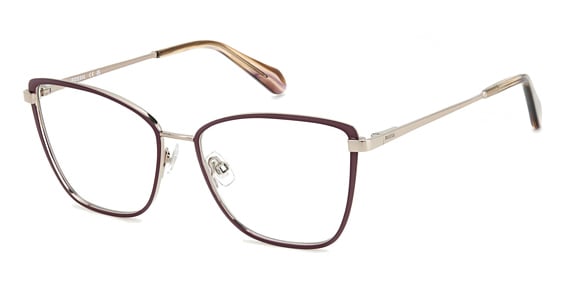 Fossil FOS 7176/G - Lilac, Stainless Steel, Cat Eye frame
