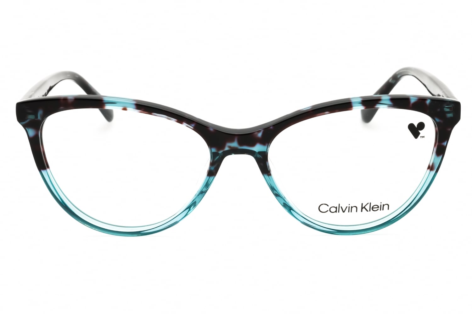 Calvin Klein CK21519 - Blue Tortoise, Acetate, Cat Eye frame