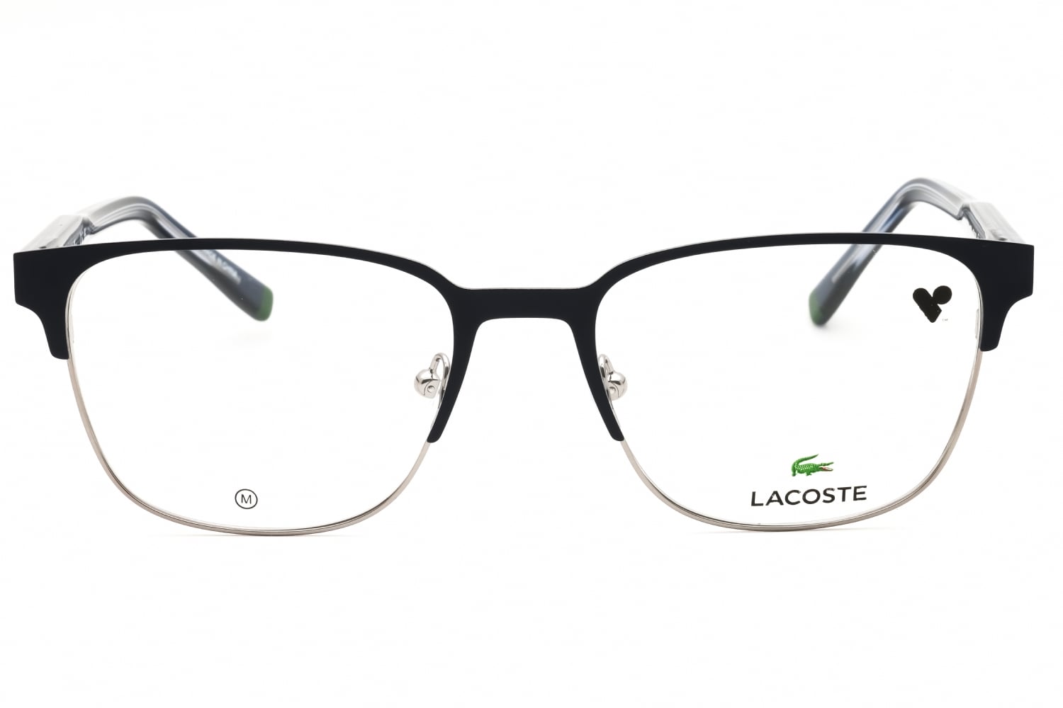 Lacoste L2304 - Matte Blue, Metal, Rectangle frame