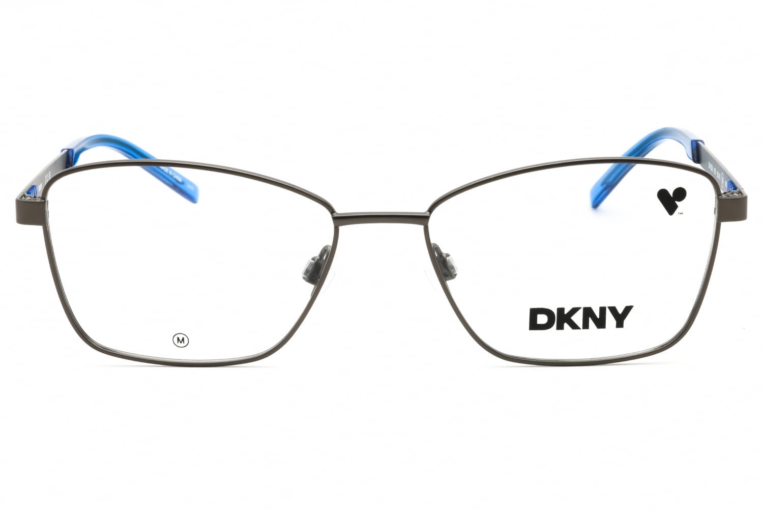 DKNY DK1035 - Satin Gunmetal, Metal, Rectangle frame