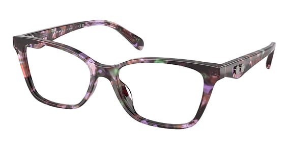 COACH HC6248U - Amethyst Pearl Tortoise, Plastic, Oval frame