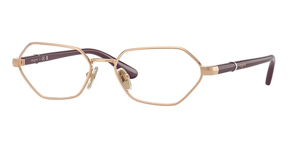 Vogue VO4350 - Rose Gold, Metal, Geometric frame