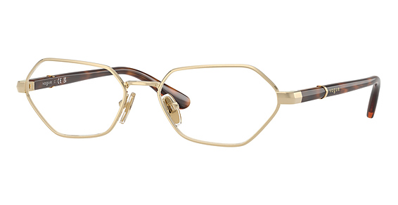 Vogue VO4350 - Pale Gold, Metal, Geometric frame