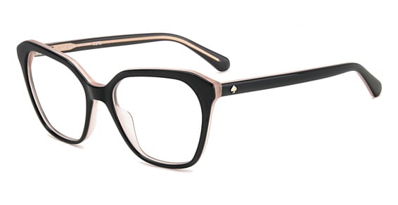 Kate Spade Cinzia - Black Pink, Acetate, Rectangle frame