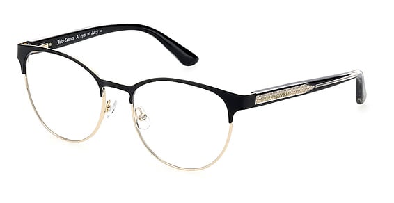 Juicy Couture JU 203/G - Black, Stainless Steel, Rectangle frame
