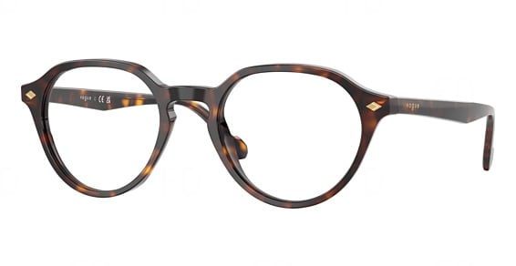 Vogue VO5598 - Dark Havana, Plastic, Oval frame