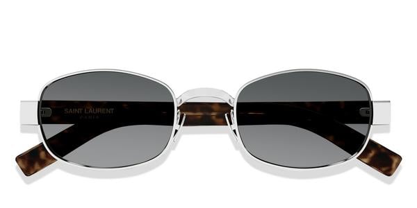 Saint Laurent SL 706 - Silver, Metal, Round frame