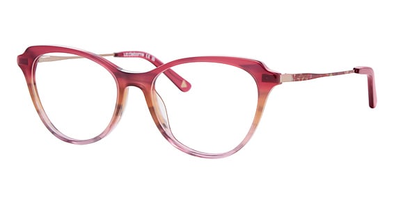 Liz Claiborne L 490 - Shd Burg P, Acetate, Cat Eye frame