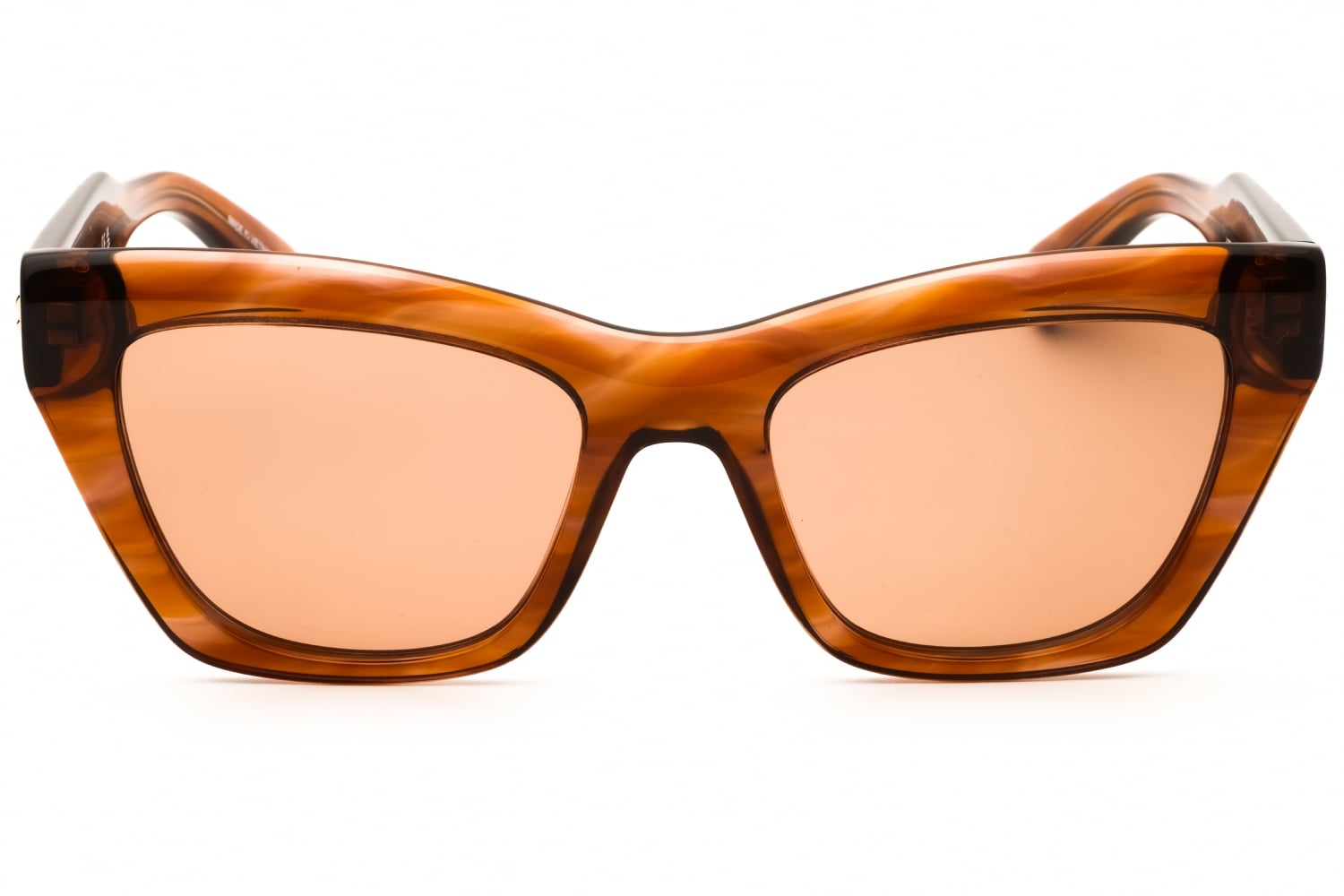 Longchamp LO777SN - Striped Brown, Acetate, Cat Eye frame