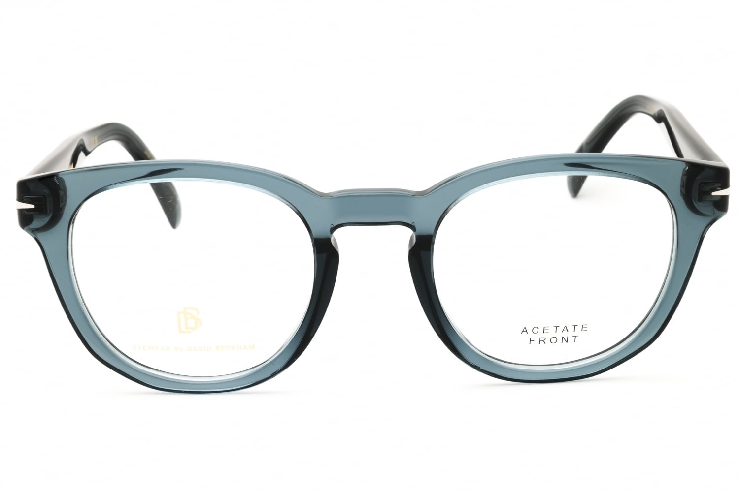 David Beckham DB 1052 - Blue, Plastic, Round frame