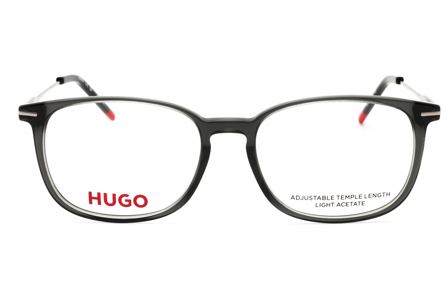 HUGO HG 1205 - Grey, Plastic, Oval frame