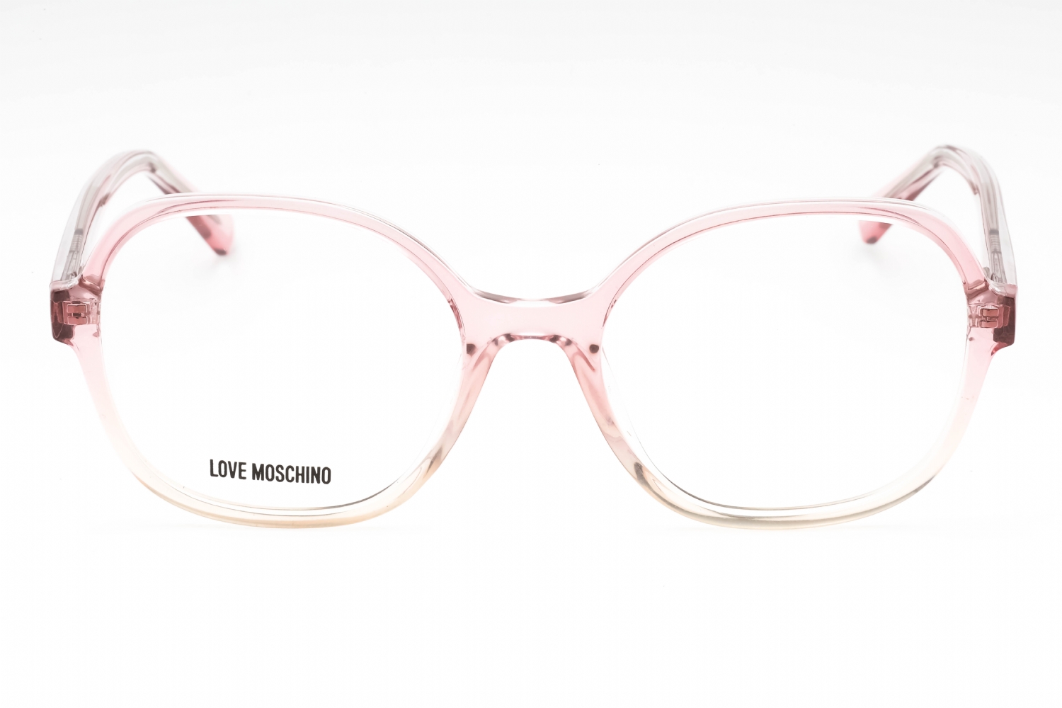 Moschino MOL616 - Pink, Plastic, Round frame