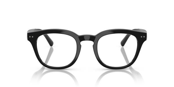 NUANCE AUDIO AW5002 PANTHOS 48 - Shiny Black, Acetate, Oval frame