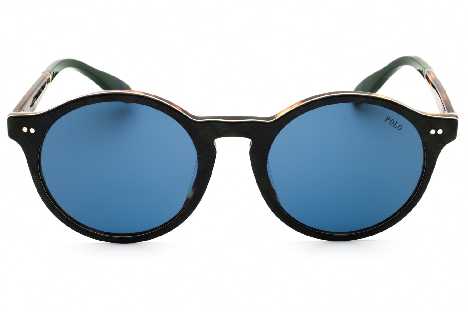 Polo 0PH4204U - Shiny Tartan Blue/green, Acetate, Round frame