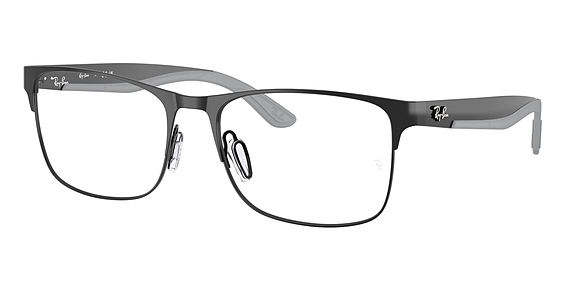 Ray-Ban RX7550 - Black, Metal, Rectangle frame