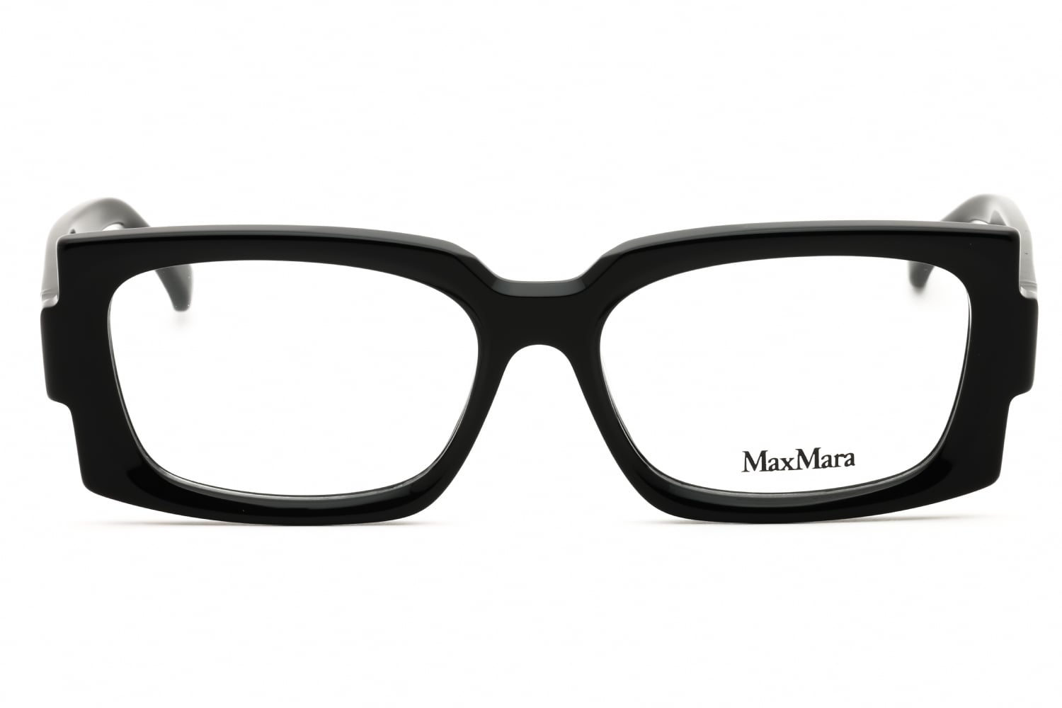 Max Mara MM5189 - Shiny Black, Acetate, Rectangle frame