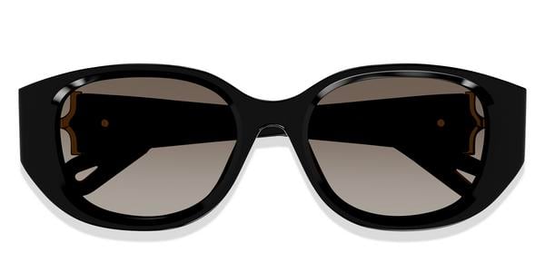 Chloe CH0237SK - Black, Acetate, Round frame