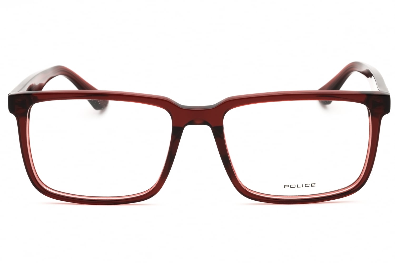 Police VPLN17M - Transp. Burgundy, Acetate, Rectangle frame