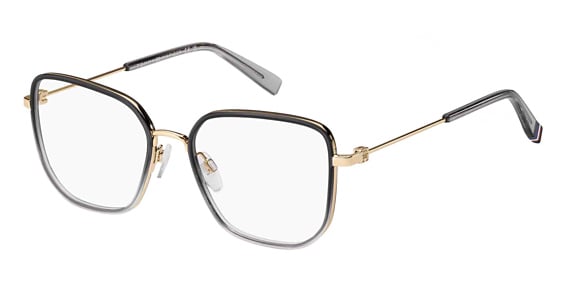 Tommy Hilfiger TH 2057 - Grey, Stainless Steel, Geometric frame