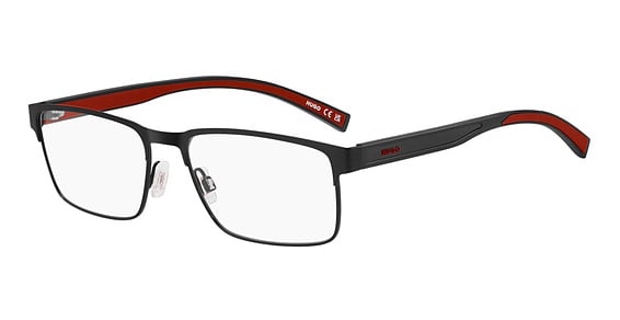 HUGO HG 1373/US - Matte Black, Stainless Steel, Rectangle frame
