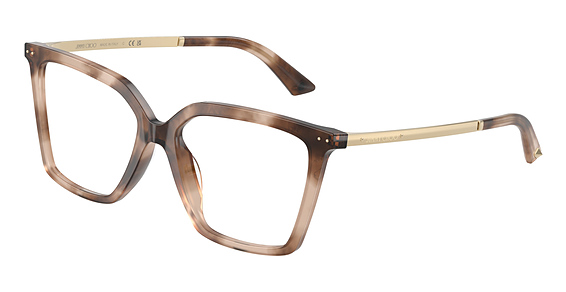 Jimmy Choo JC3054U - Chai Havana, Plastic, Rectangle frame