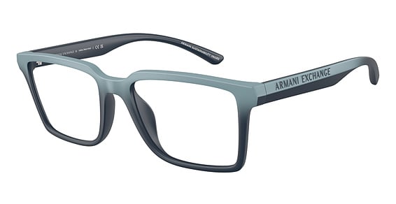 Armani Exchange AX3129U - Matte Blue Gradient, Acetate, Rectangle frame