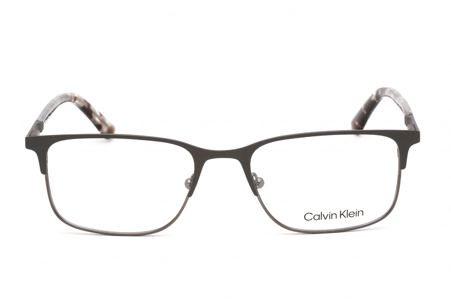 Calvin Klein CK19312 - Matte Grey, Metal, Rectangle frame