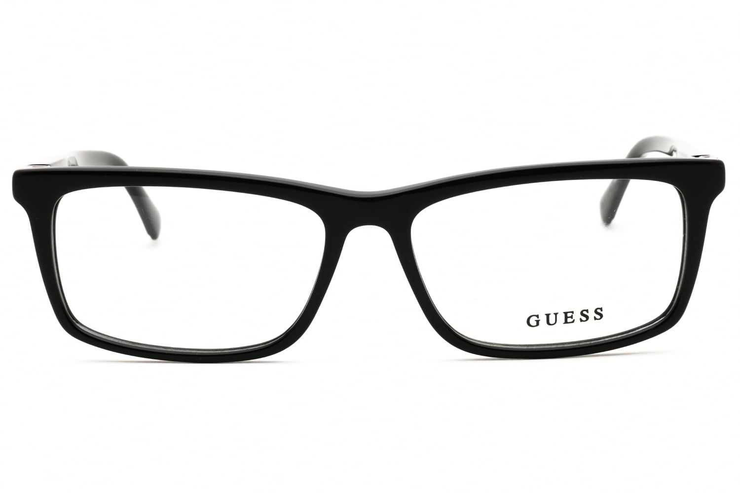 Guess GU50190 - Shiny Black, Acetate, Rectangle frame