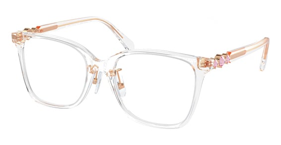 Swarovski SK2026D - Crystal, Plastic, Rectangle frame