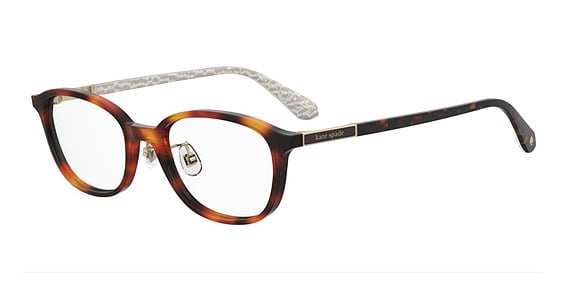 Kate Spade KS Aisha 2/FJ - Havana, Acetate, Oval frame
