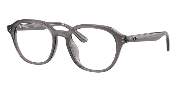Ray-Ban RX7259D - Transparent Dark Grey, Acetate, Round frame