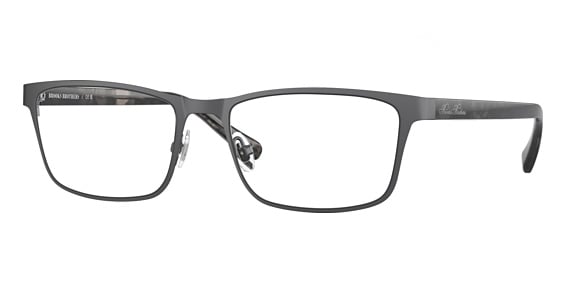 Brooks Brothers BB1112T - Matte Gunmetal, Titanium, Rectangle frame