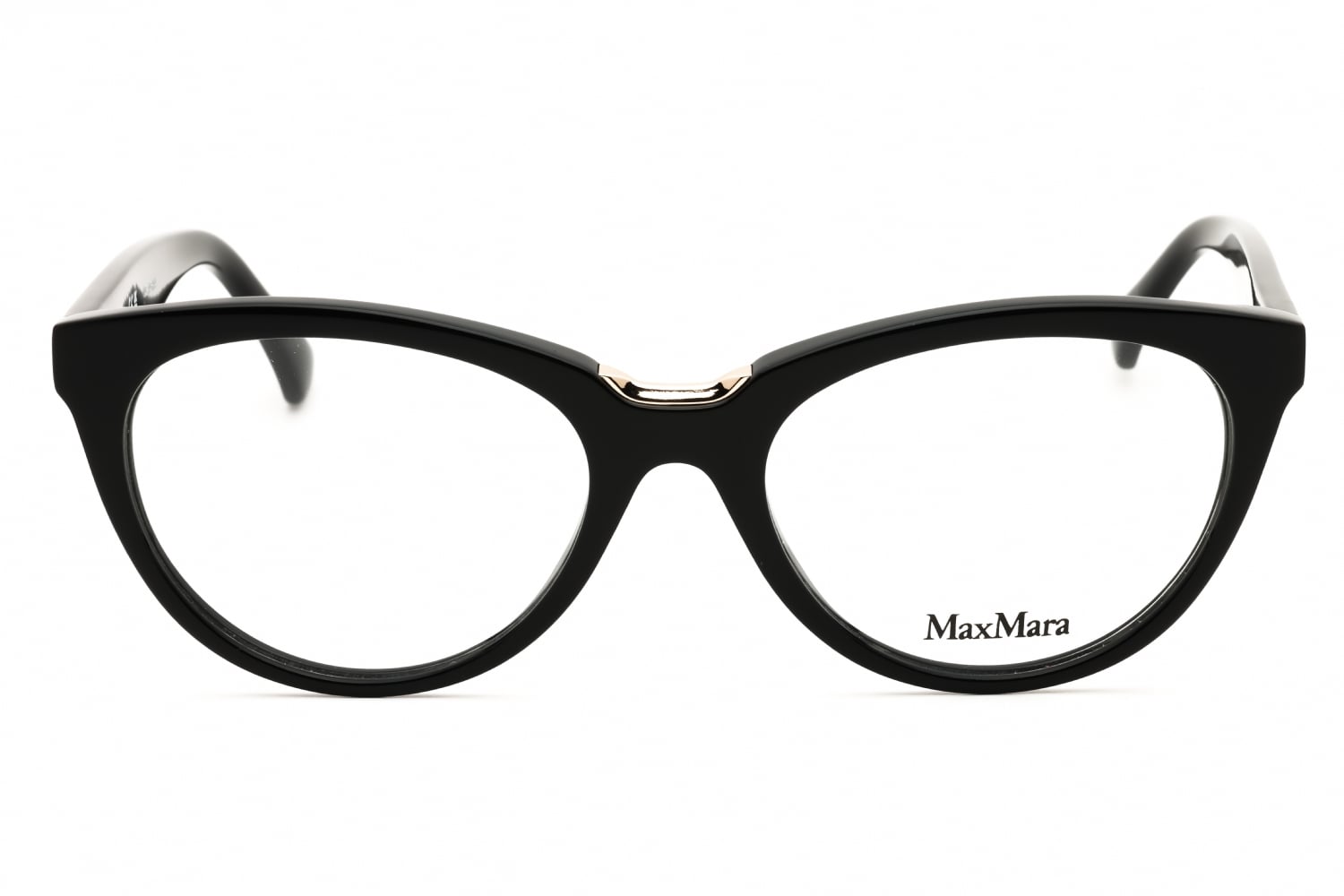 Max Mara MM5132 - Shiny Black, Acetate, Oval frame