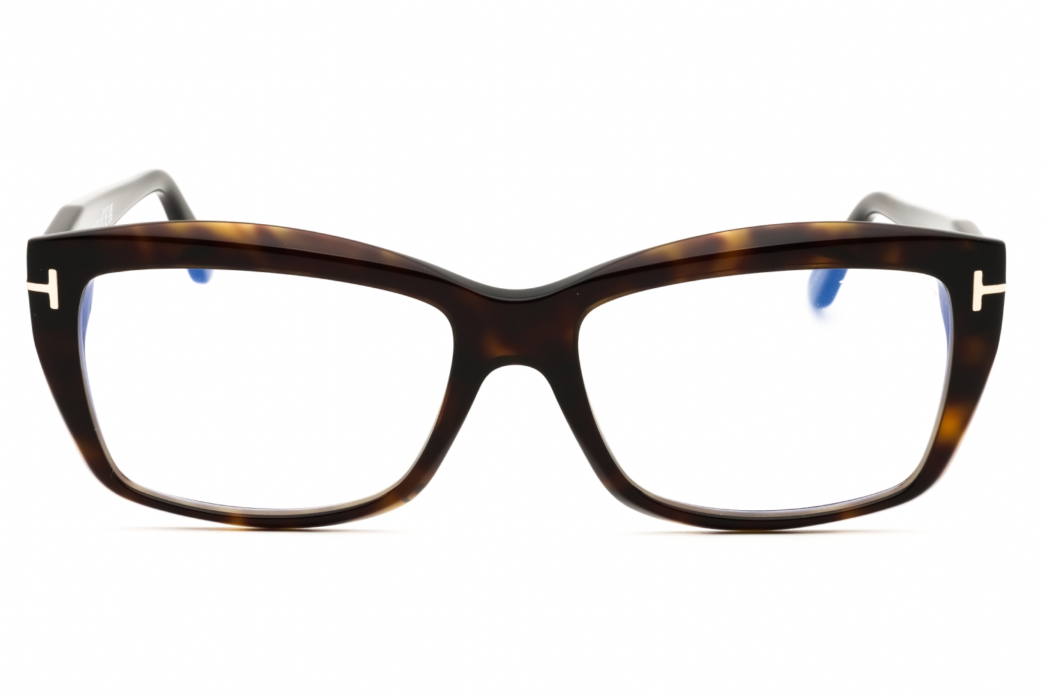 Tom Ford FT6065-B - Dark Havana/clear, Acetate, Rectangle frame