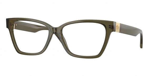 Versace VE3382 - Transparent Green, Plastic, Cat Eye frame