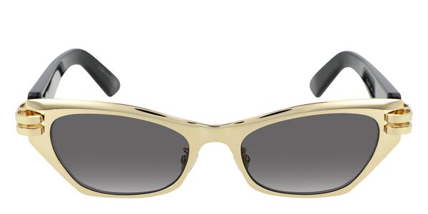 Dior CD40143U - Shiny Gold, Metal, Cat Eye frame