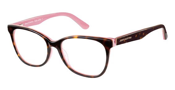 Juicy Couture JU 170 - Havana Pink, Acetate, Rectangle frame