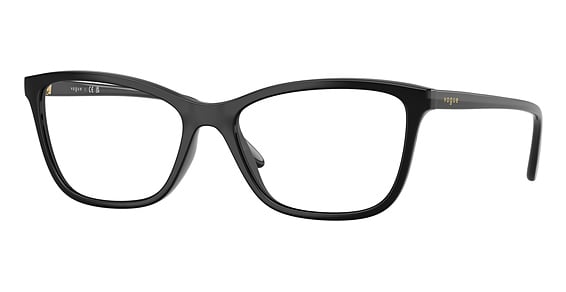 Vogue VO5603F - Black, Plastic, Oval frame