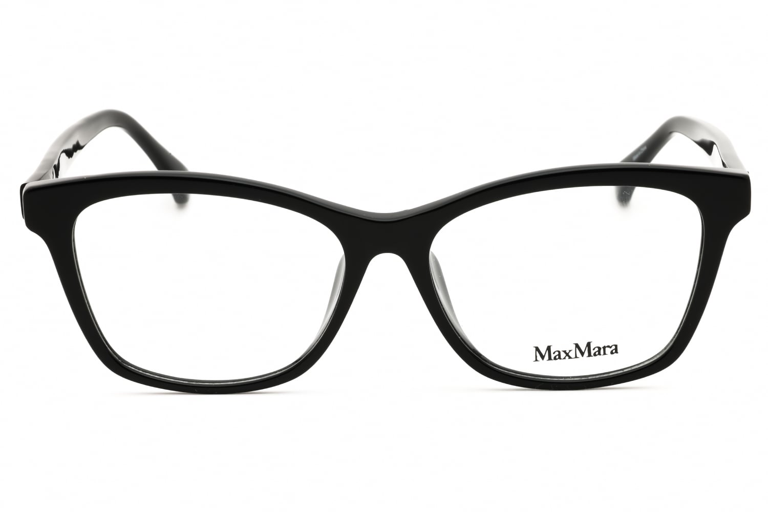 Max Mara MM5032-F - Shiny Black, Acetate, Rectangle frame