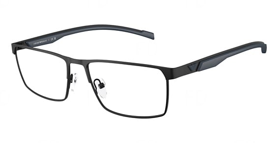 Emporio Armani EA1190 - Matte Black, Metal, Mixed Shapes frame