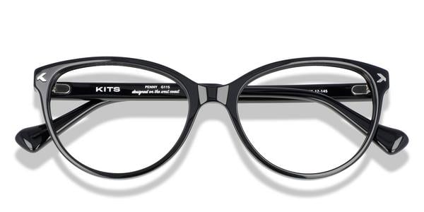 KITS Penny - Black, Acetate, Cat Eye frame