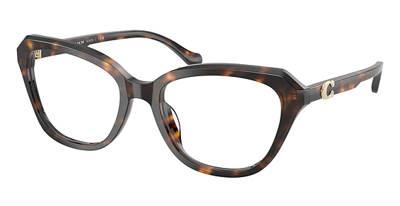COACH HC6273U - Dark Tortoise, Plastic, Cat Eye frame