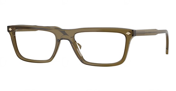 Vogue VO5686 - Transparent Olive Green, Plastic, Rectangle frame