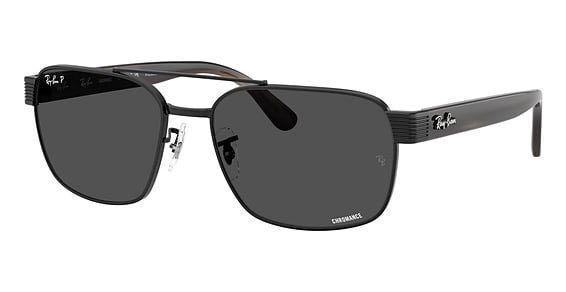 Ray-Ban RB3751CH - Black, Metal, Rectangle frame