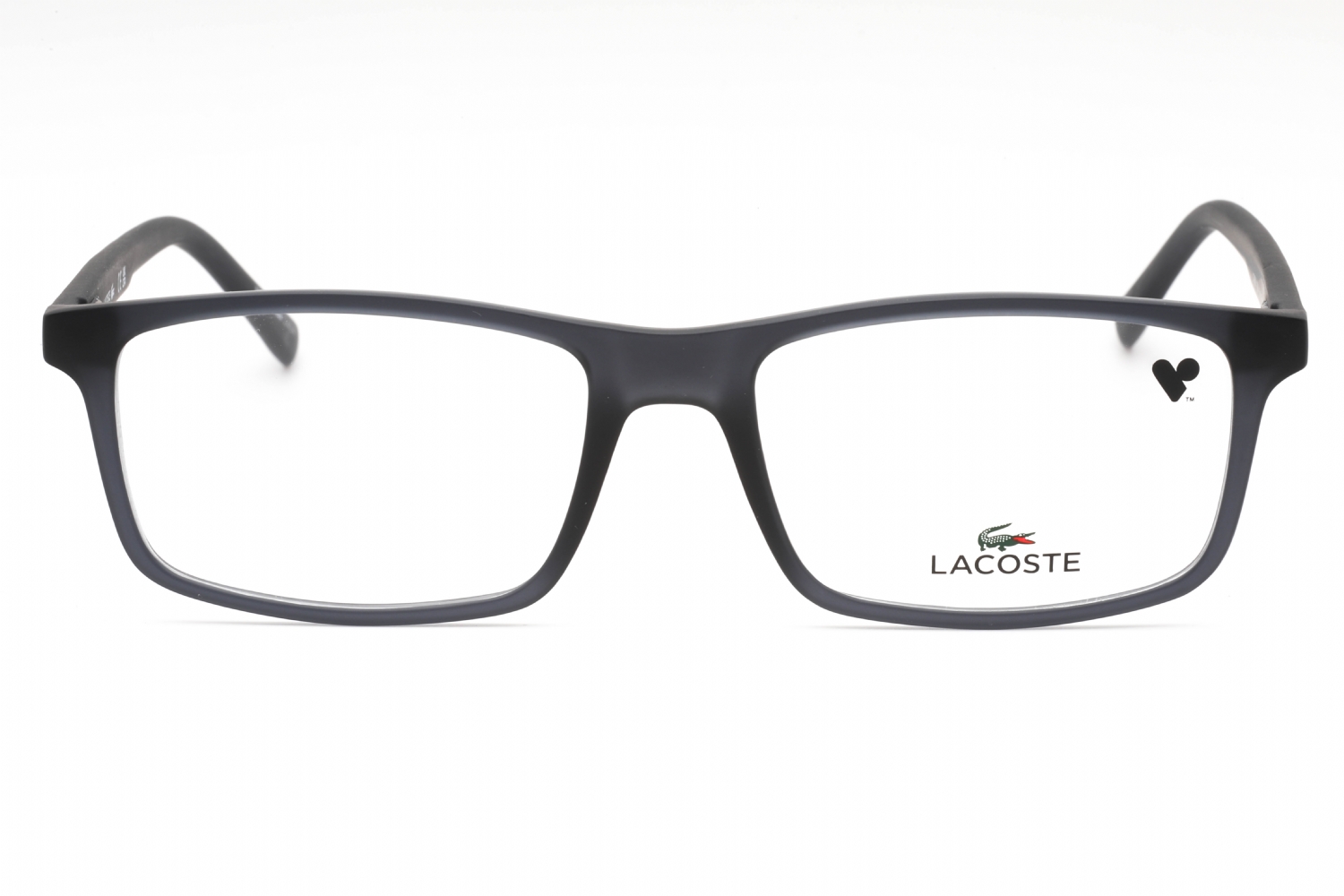 Lacoste L2858 - Matte Dark Grey, Acetate, Rectangle frame