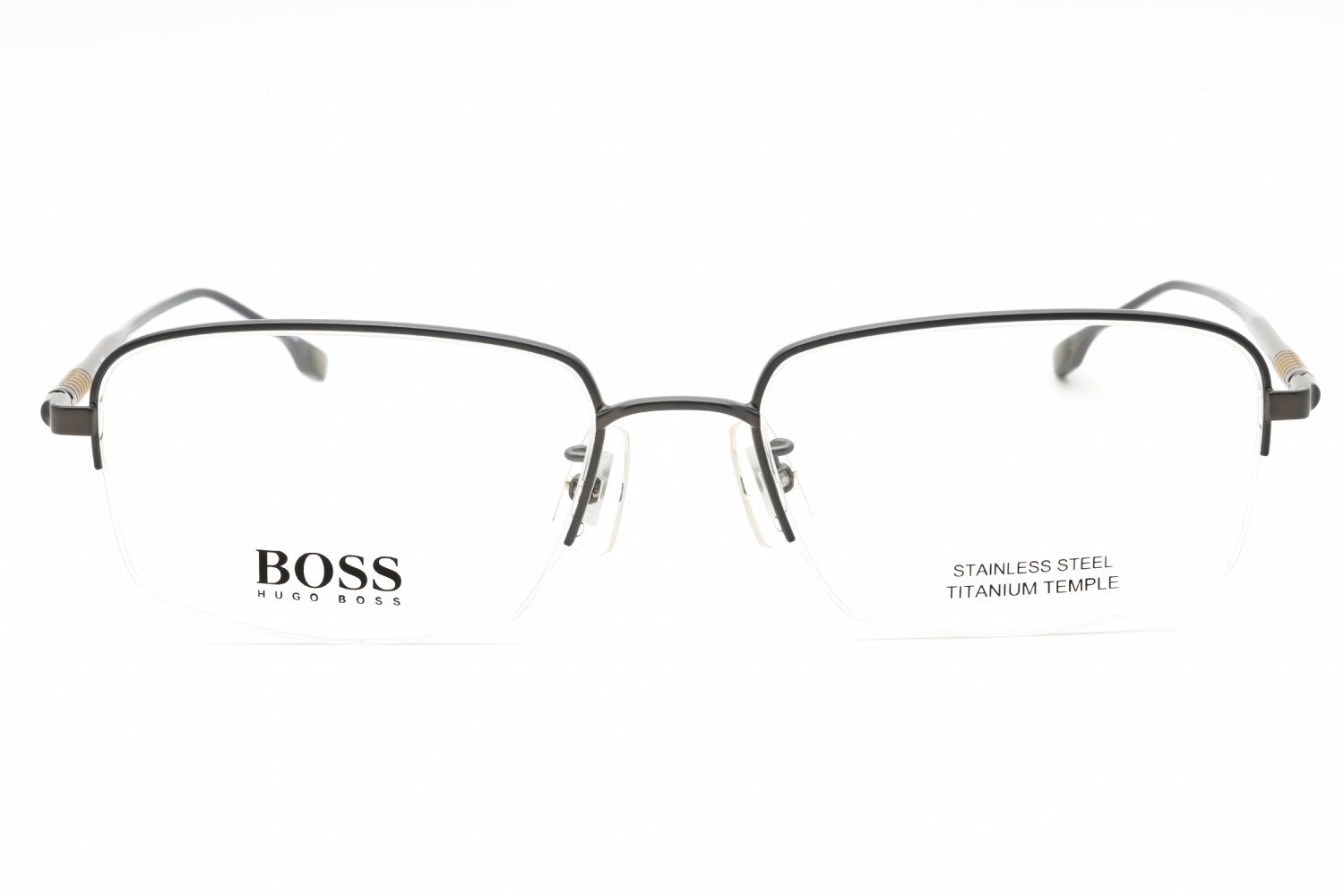 Hugo Boss BOSS 1298/F - Matte Ruthenium, Metal, Rectangle frame