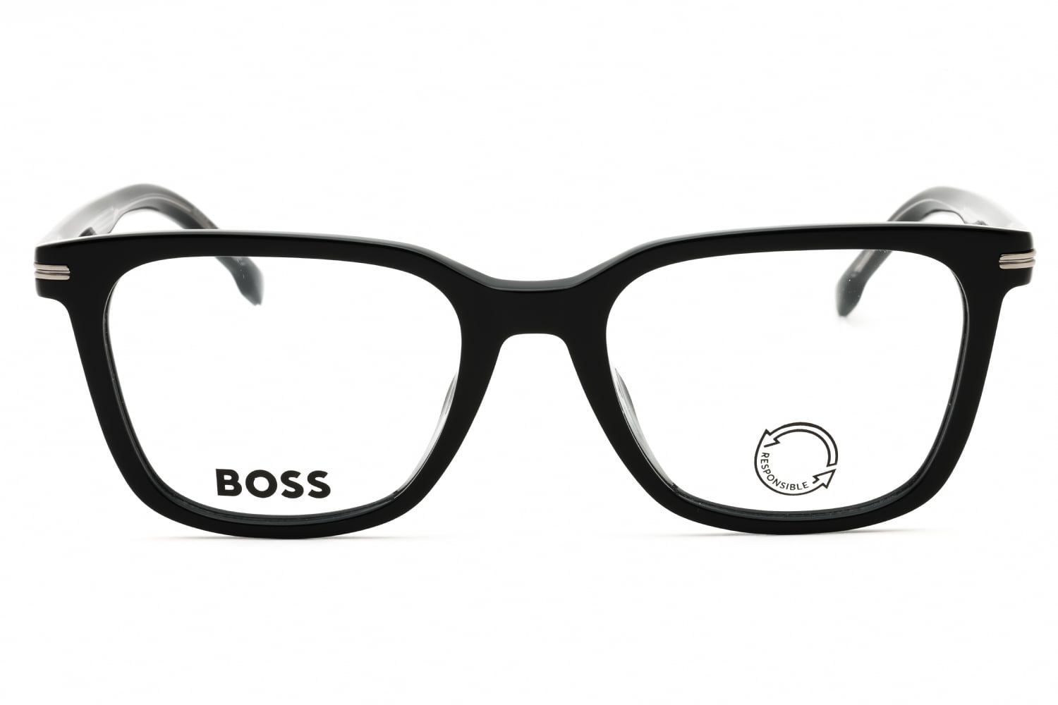 Hugo Boss BOSS 1541/F - Black, Plastic, Rectangle frame