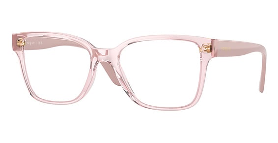 Vogue VO5452F - Transparent Pink, Plastic, Round frame
